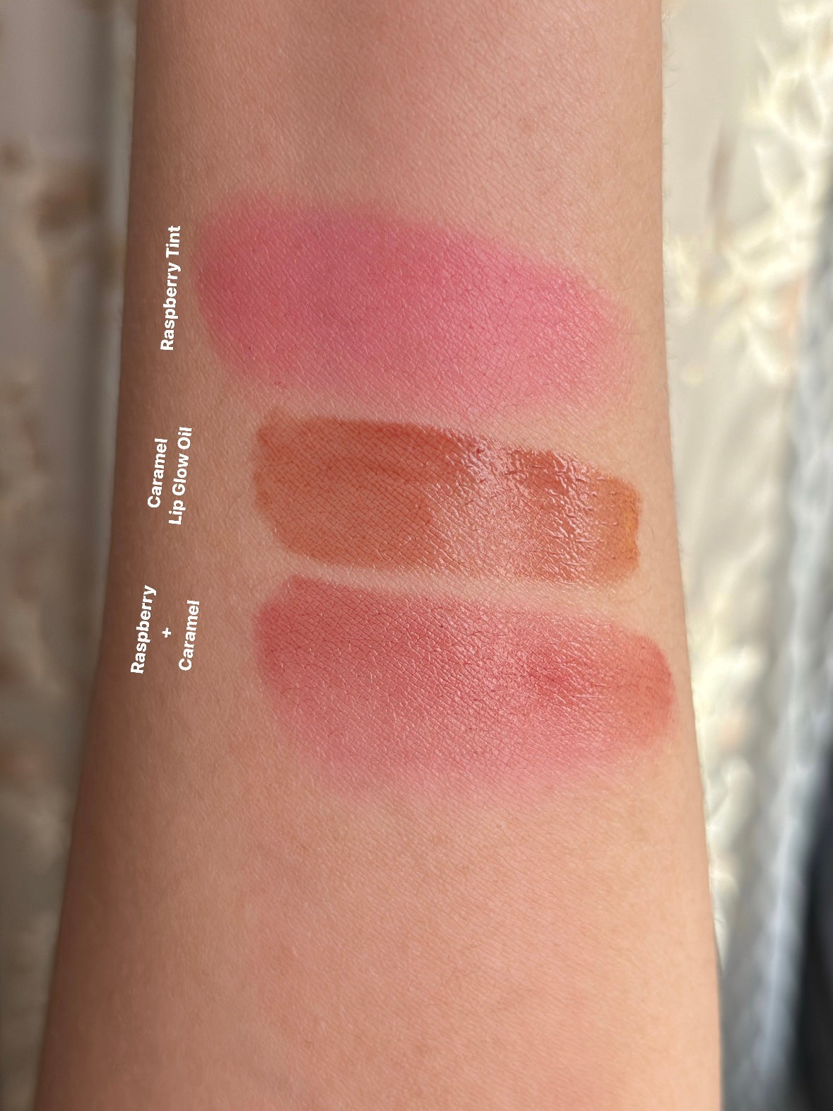 Signature Lip Combo (Raspberry Lip & Cheek Tint + Caramel Lip Glow Oil)