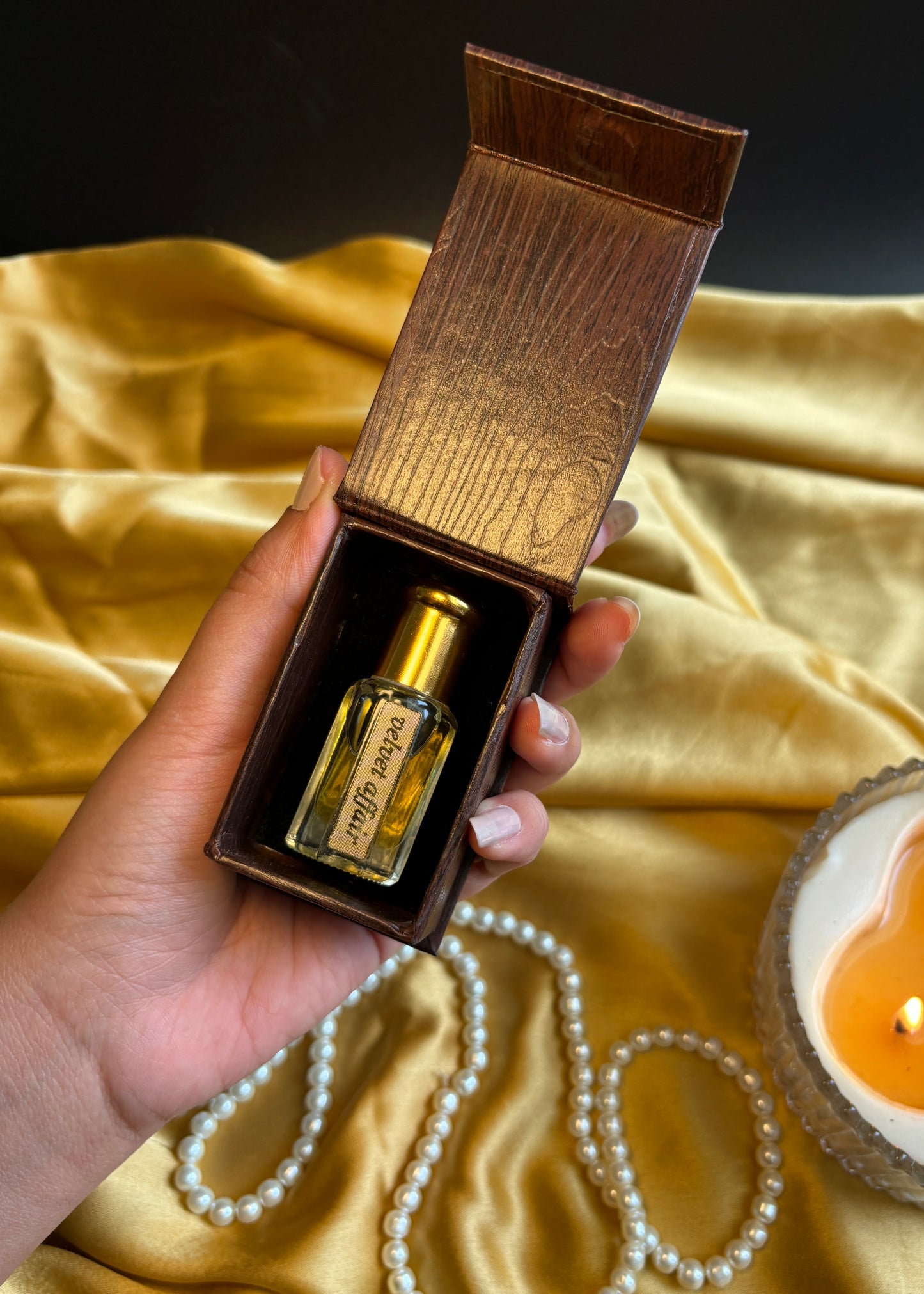 Golden Vanilla Itra (Vanilla Roll On Perfume/ Attar)