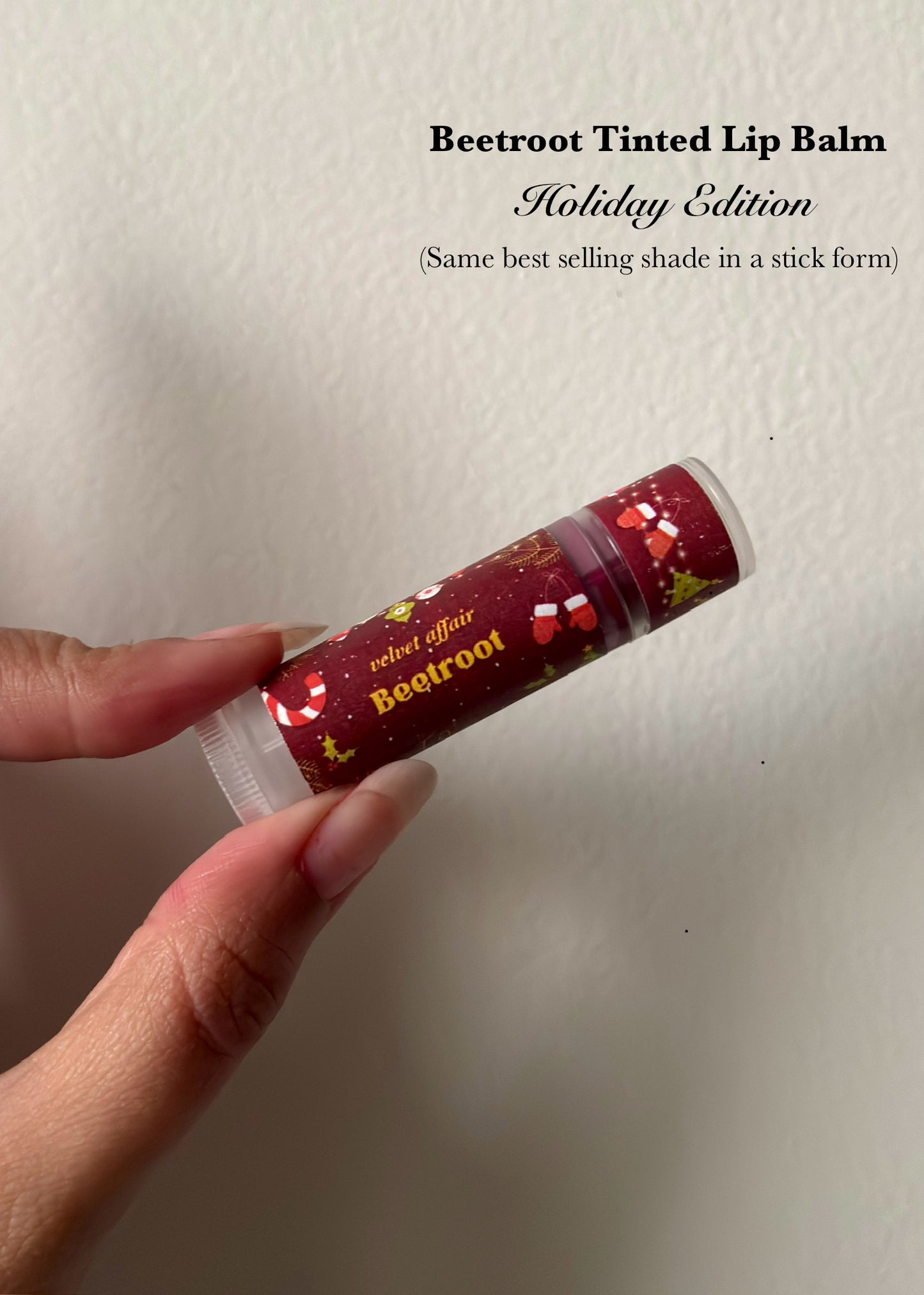 Beetroot Tinted Healing Lip Balm (Buildable Maroon)