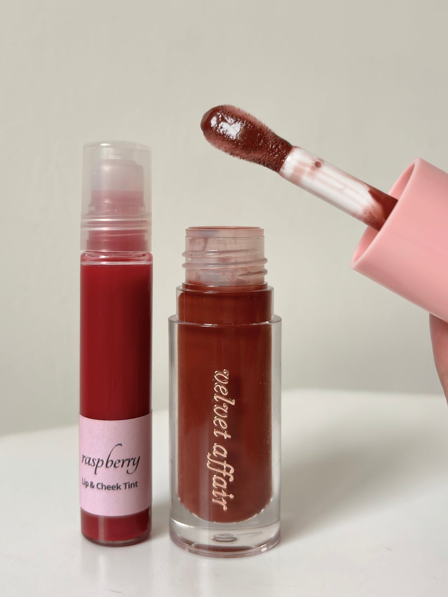 Signature Lip Combo (Raspberry Lip & Cheek Tint + Caramel Lip Glow Oil)