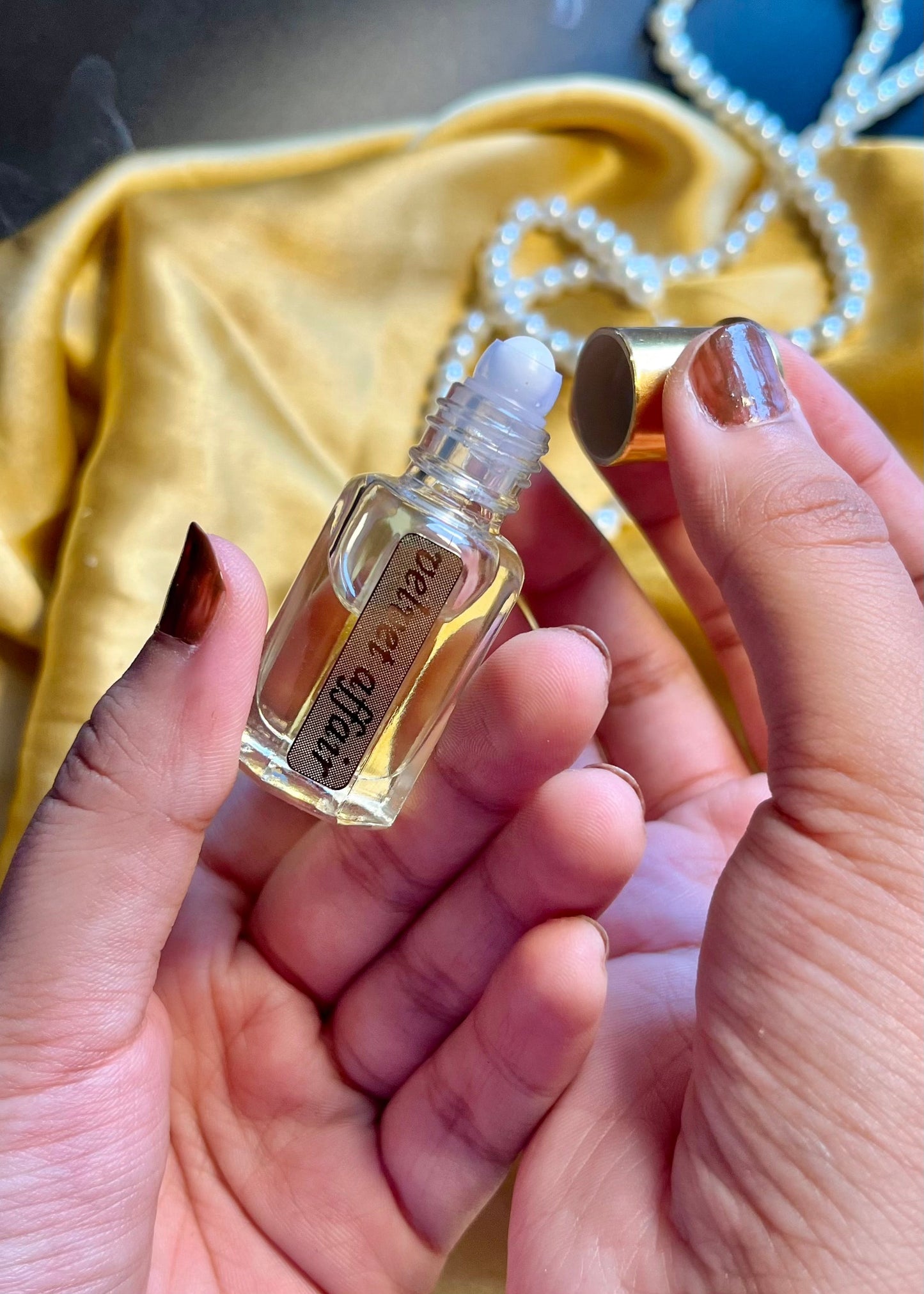 Golden Vanilla Itra (Vanilla Roll On Perfume/ Attar)