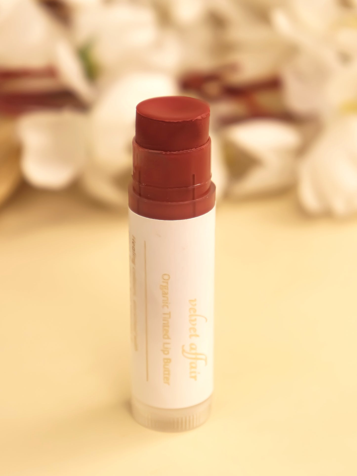 Sunkissed (Sheer Pinkish Peach Nude) - Organic Tinted Lip Butter